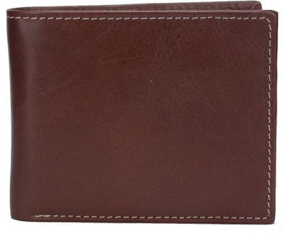 

Rebel Color Men Tan Genuine Leather Wallet(12 Card Slots)