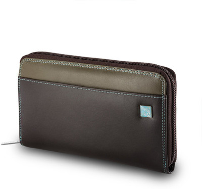 

Dudu Women Casual Multicolor Genuine Leather Wallet(8 Card Slots), Dark brown