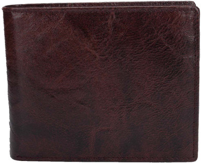

Rebel Color Men Brown Genuine Leather Wallet(12 Card Slots)