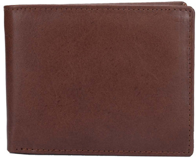 

Rebel Color Men Brown Genuine Leather Wallet(12 Card Slots)