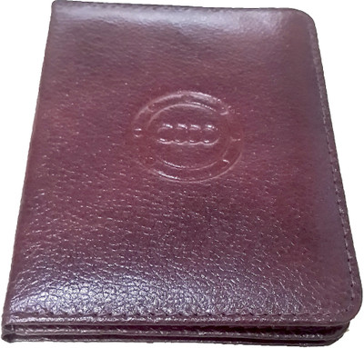 

24x7eMall Men Brown Genuine Leather Card Holder(16 Card Slots)