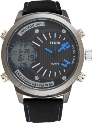 Fluid FL-1225-BL-BK Watch  - For Men   Watches  (Fluid)