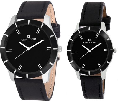 Decode Combo ST-025 BLACK Strap Watch  - For Men   Watches  (Decode)