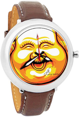 View Jack Klein Stylish Graphic Brown Strap Watch  - For Men Wrist Watches Price Online(Jack Klein)
