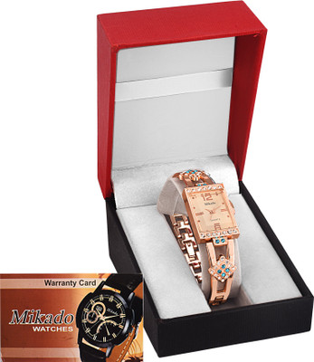 

Mikado Stylish Ada rose gold analog watch for woman and girl (casual,party wedding and formal analog watch ) Watch - For Women