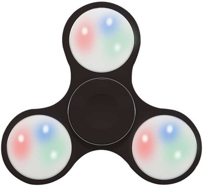 

VibeX ® Fidget Spinner[ LED Light], Koolife Glow Hand Spinner Relieve Stress Toy- Perfect for ADD, ADHD, Anxiety and Autism Adult Children(Black)