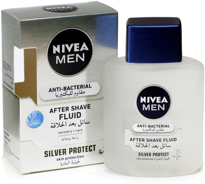 

Nivea Imported Men Anti- Bacterial After Shave Fluid (Silver Protect)(100 ml)