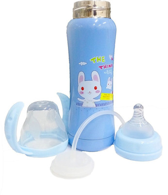 

Chinmay Kids 180ML Thermal Insulation Stainless Steel Baby Feeding Bottle (Blue) - 180 ml(Blue)