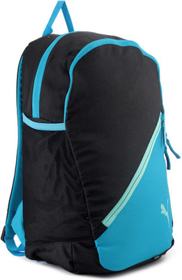 

Puma Puma Slash Backpack 17 L Laptop Backpack(Black, Blue), Black-light blue