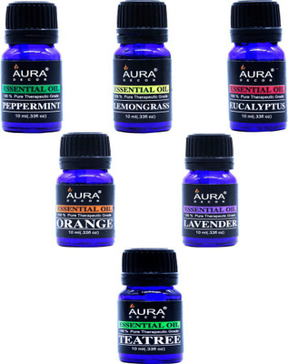 

Home Shop Retails Pure Premium Quality Mix Aroma Oils(Set of 6)(10 ml)