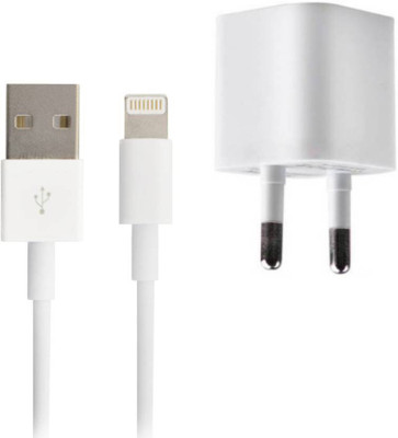 

Digitalmart Premium Quality High Speed Charger for Iphone 5, 5S, 6, 6S, 6 Plus, 6S Plus, 7, 7 Plus, ipad mini Mobile Charger(White)