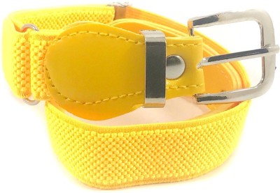 

Kidofash Boys & Girls Casual Yellow Fabric Belt