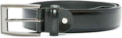 BELT Men Casual, Formal Black Artificial Leather Belt