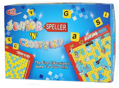 

Shree Creations JUNIOR SPELLER 'N' CROSSWORD Board Game