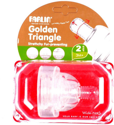 

Farlin Golden Triangle Strethchy Medium Flow Nipple(Pack of 2 Nipples)