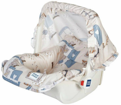 

MeeMee 5 in 1 Baby Cozy Carry Cot Cum Rocker Non-electric Bouncer(Beige, Blue)