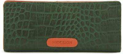 

Hidesign Casual Green Clutch
