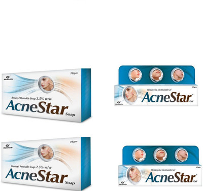 mankind Acnestar Gel & Soap(Set of 2)