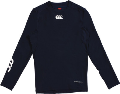

CANTERBURY Men's Knit Thermoreg Long sleeve top Men Compression(Blue Full Sleeve