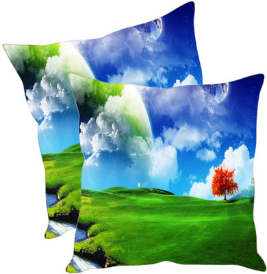 

Sleep Nature's Printed Cushions Cover(Pack of 2, 30.63 cm*30.63 cm, Multicolor)