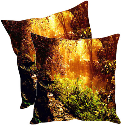 

Sleep Nature's Printed Cushions Cover(Pack of 2, 30.63 cm*30.63 cm, Multicolor)