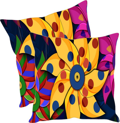 

Sleep Nature's Printed Cushions Cover(Pack of 2, 30.63 cm*30.63 cm, Multicolor)