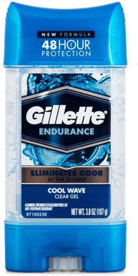 

Gillette Imported Endurance Cool Wave Antiperspirant Clear Gel Deodorant Roll-on - For Men(106 g)