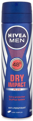 

Nivea Imported Men Dry Impact Plus Anti-Perspirant Spray Deodorant Spray - For Men(149 ml)