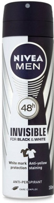 

Nivea Imported Men Invisible For Black&White Anti-Perspirant Spray Deodorant Spray - For Men(149 ml)