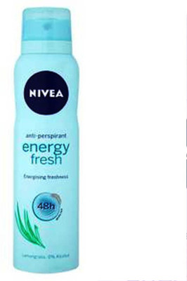 

Nivea Imported Energy Fresh Antiperspirant Deodorant Spray - For Women(149 ml)