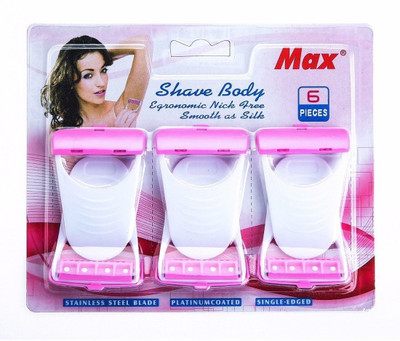 

Max Max 6 in 1 shave body blades Disposable Razor(Pack of 6)