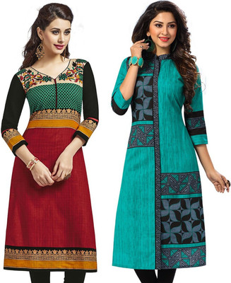 Jevi Prints Pure Cotton Printed Kurta Fabric
