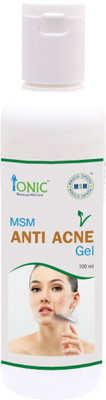 

ionic Anti Acne Face Gel for Pimple free Smooth & Soft Skin (MSM - Organic Sulfur a Natural Beauty Mineral)(100 ml)