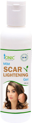

ionic Scar Lightening Gel for Scar Removal & Even Skin Tone For Natural Smooth Skin (MSM - Organic Sulfur a Natural Beauty Mineral)(100 ml)