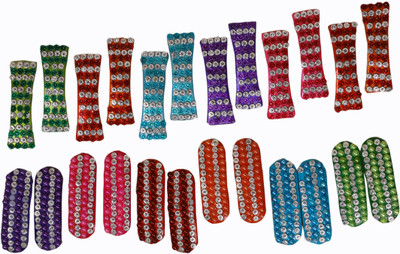 

abhi Traditional Hair Clips Tic Tac Clip(Multicolor)