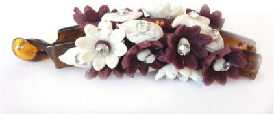 

Advance Hotline Handmade Artificial Jewellery Proceline Dough Work Banana Hair Clip /Proceline Dough / hair accesoseries /hair pins/wings /for women /girls by unique indian craft Banana Clip(Multicolor)