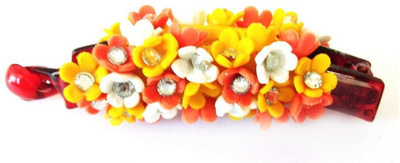 

Advance Hotline Handmade Artificial Jewellery Proceline Dough Work Banana Hair Clip /Proceline Dough / hair accesoseries /hair pins/wings /for women /girls by unique indian craft Banana Clip(Multicolor)