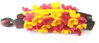 

Advance Hotline Handmade Artificial Jewellery Proceline Dough Work Banana Hair Clip /Proceline Dough / hair accesoseries /hair pins/wings /for women /girls by unique indian craft Banana Clip(Multicolor)