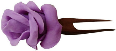 

Advance Hotline Handmade Artificial Jewelry Proceline Dough Rose Flower Juda Pin/Handmade Brown Wooden Juda Pin with Wooden/ Juda Pin Set For women girls hair accessories/for women /girls by unique indian craft Hair Pin(Multicolor)