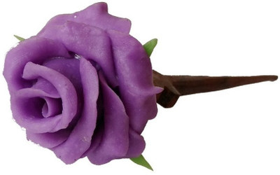 

Advance Hotline Handmade Artificial Jewelry Proceline Dough Rose Flower Juda Pin/Handmade Brown Wooden Juda Pin with Wooden/ Juda Pin Set For women girls hair accessories/for women /girls by unique indian craft Hair Pin(Multicolor)