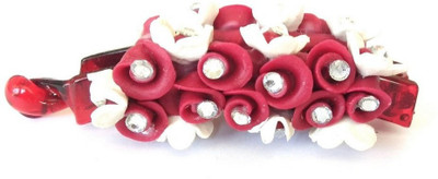 

Advance Hotline Handmade Artificial Jewellery Proceline Dough Work Banana Hair Clip /Proceline Dough / hair accesoseries /hair pins/wings /for women /girls by unique indian craft Banana Clip(Multicolor)
