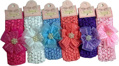 

Bunny Collections Bow Beads Hairbands Head Band(Multicolor)
