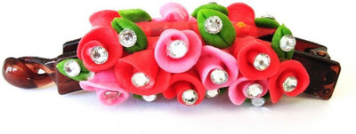 

Advance Hotline Handmade Artificial Jewellery Proceline Dough Work Banana Hair Clip /Proceline Dough / hair accesoseries /hair pins/wings /for women /girls by unique indian craft Banana Clip(Multicolor)