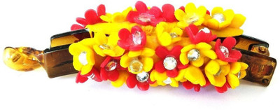 

Advance Hotline Handmade Artificial Jewellery Proceline Dough Work Banana Hair Clip /Proceline Dough / hair accesoseries /hair pins/wings /for women /girls by unique indian craft Banana Clip(Multicolor)