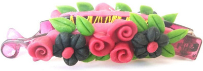 

Advance Hotline Handmade Artificial Jewellery Proceline Dough Work Banana Hair Clip /Proceline Dough / hair accesoseries /hair pins/wings /for women /girls by unique indian craft Banana Clip(Multicolor)