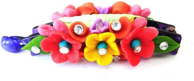 

Advance Hotline Handmade Artificial Jewellery Proceline Dough Work Banana Hair Clip /Proceline Dough / hair accesoseries /hair pins/wings /for women /girls by unique indian craft Banana Clip(Multicolor)