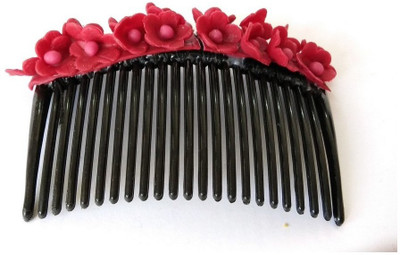 

Advance Hotline unique indian craft Hair Combpin/Multicolor Proceline Dough Hairpin comb / Girls Hair Accessories /Fashionable Indo Western Wedding Bridal Party Wear Hair Clip for kids /girls/women.Juda Accessories and Hair Decoration by unique indian cra