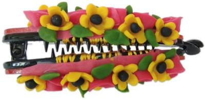 

Advance Hotline Unique indian craft banana hair clip /Proceline Dough / hair accesoseries /hair pins/wings /for women /girls by unique indian craft Banana Clip(Multicolor)