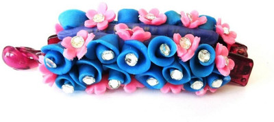 

Advance Hotline Handmade Artificial Jewellery Proceline Dough Work Banana Hair Clip /Proceline Dough / hair accesoseries /hair pins/wings /for women /girls by unique indian craft Banana Clip(Multicolor)