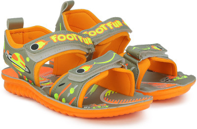 

Footfun by Liberty Boys & Girls Slip-on Strappy Sandals(Grey